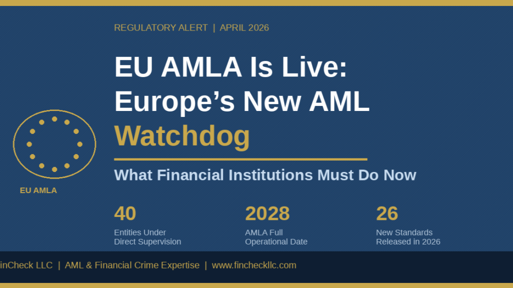 EU AMLA Is Live: Europe’s New AML Watchdog and What It Means for Your Business