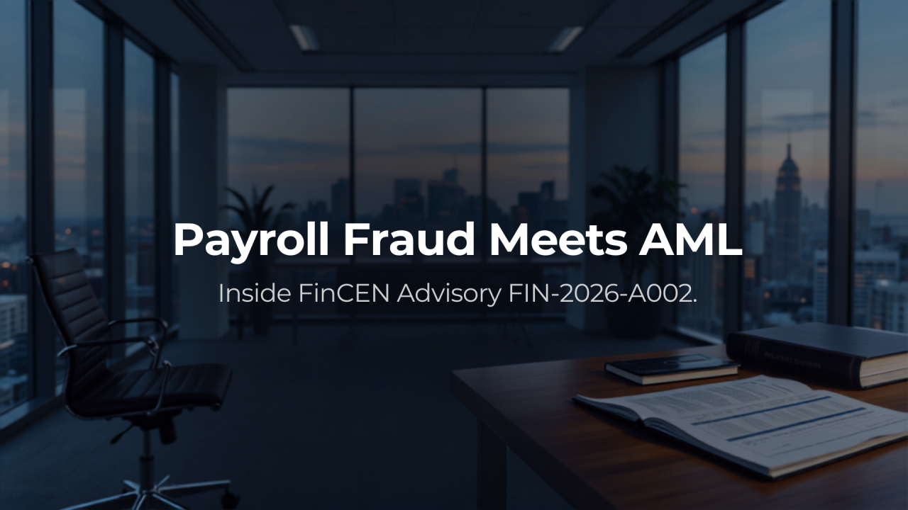 Payroll Fraud Meets AML: What FinCEN’s New Advisory (FIN-2026-A002) Means for MSBs, Payroll Firms, and FinTechs